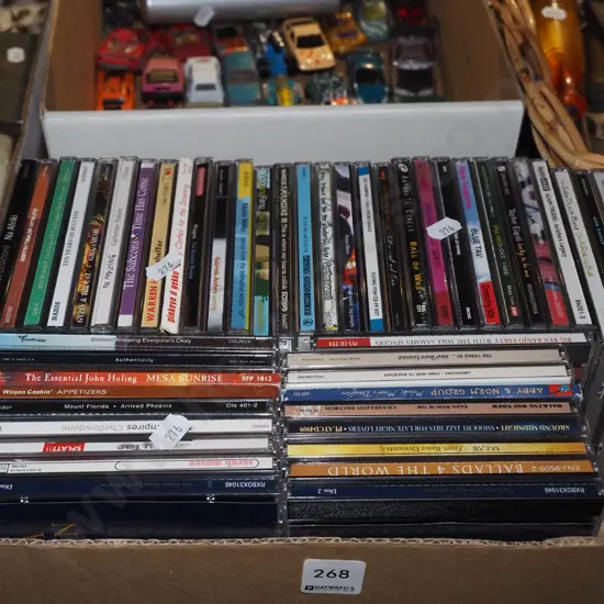 box of DVDs
