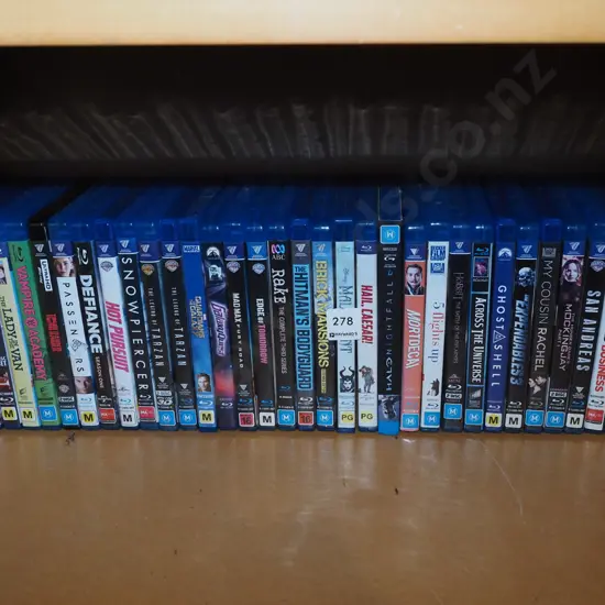 blue ray DVDs