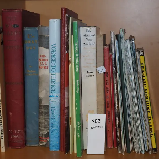 NZ and other books, various maps