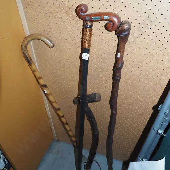 walking sticks,  shillelagh