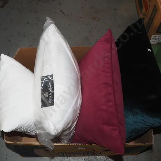 box of cushions