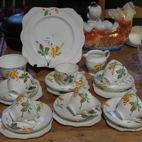 Colclough 21 piece tea set