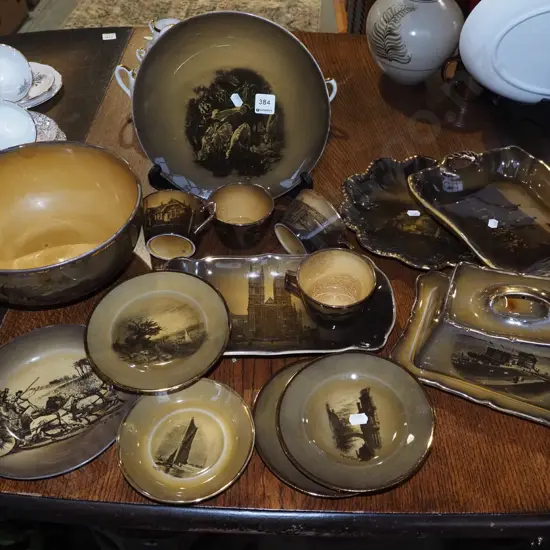 assorted Ridgeway Vista ware; plates, bowls,cups etc