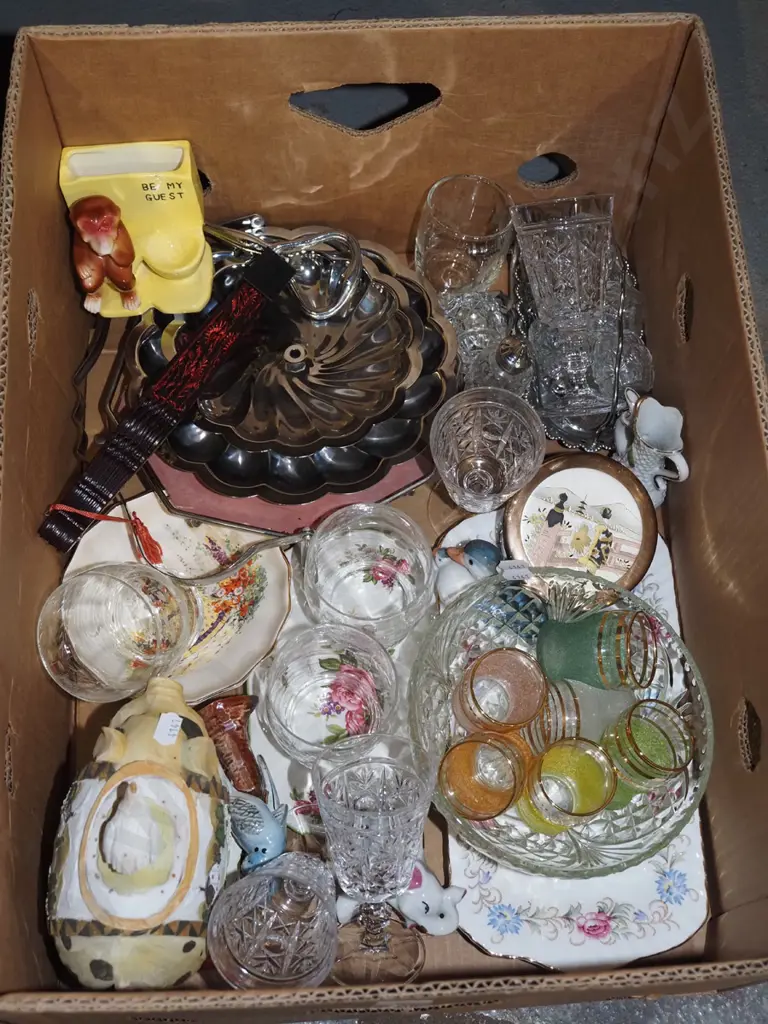box; cut crystal glasses, bowls, vases etc Image 1++