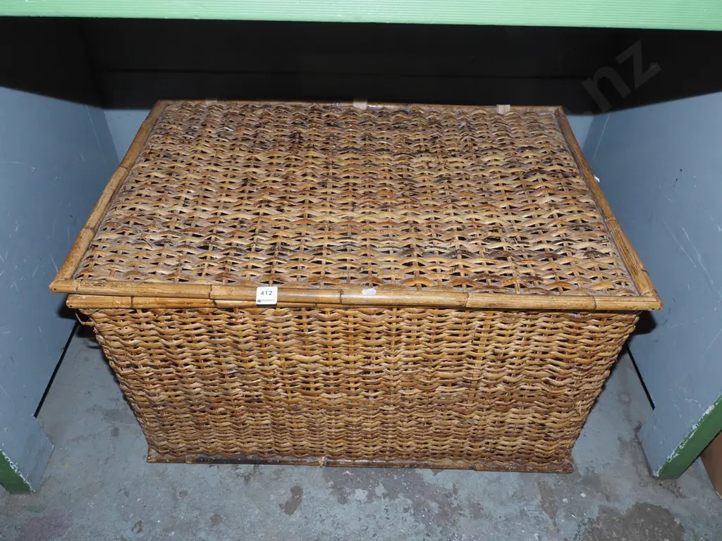 bamboo blanket box H470 W760 D520 Image 1++