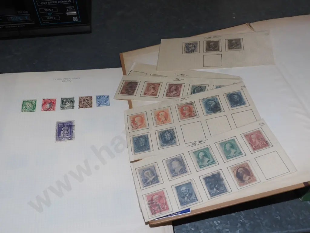 3x stamp albums, stamps Image 1++