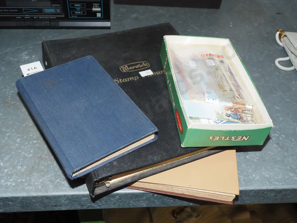 3x stamp albums, stamps Image 1++