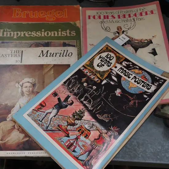 various art and poster books