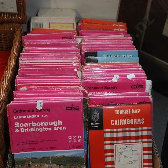 box; English Ordanace survey maps