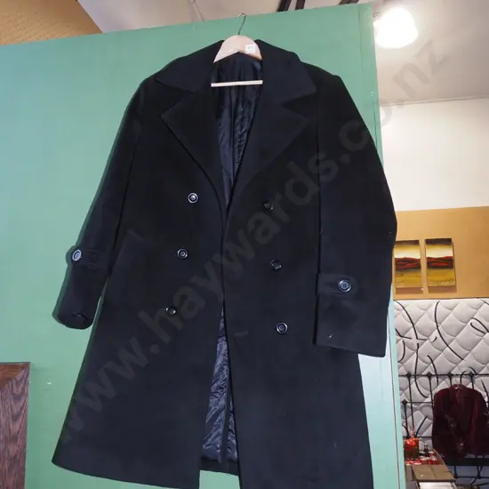 size XL black pea coat
