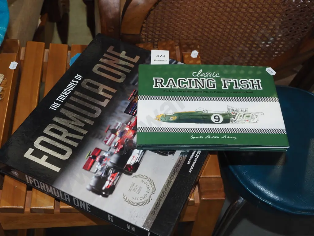 racing fish book, Formula 1 slip case book Image 1++