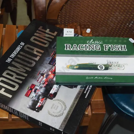 racing fish book, Formula 1 slip case book