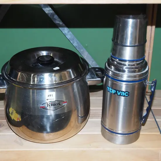 Kinox 8.8L stainless steel stock pot, thermos 