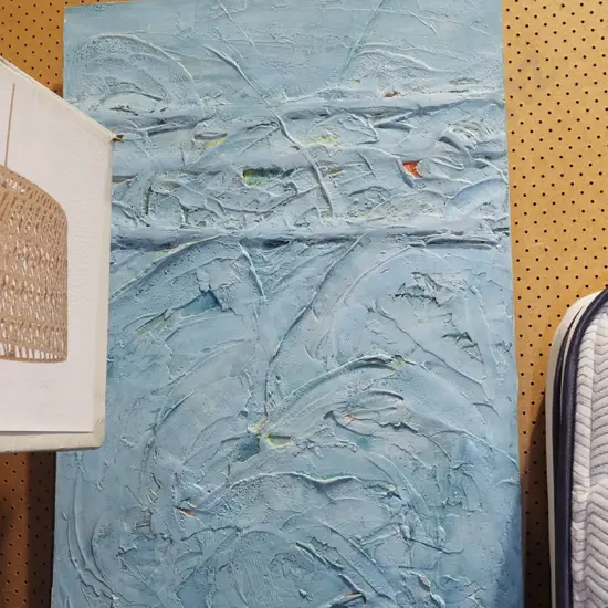 mixed media on canvas - abstract