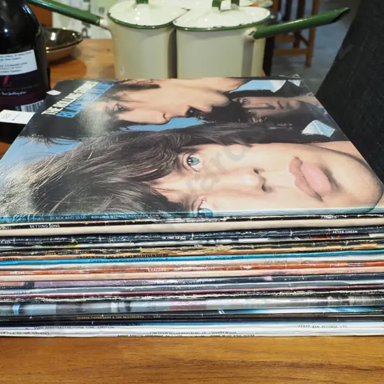 LPs; Rolling Stones, The Jam, The Police etc