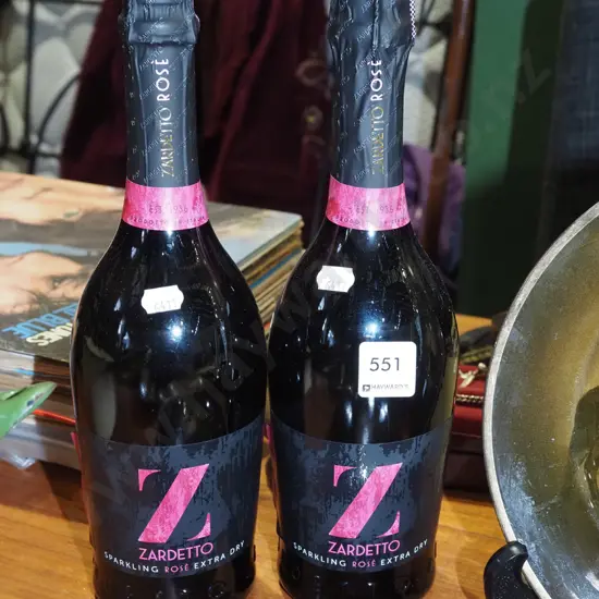 2x Zardetto sparkling rose