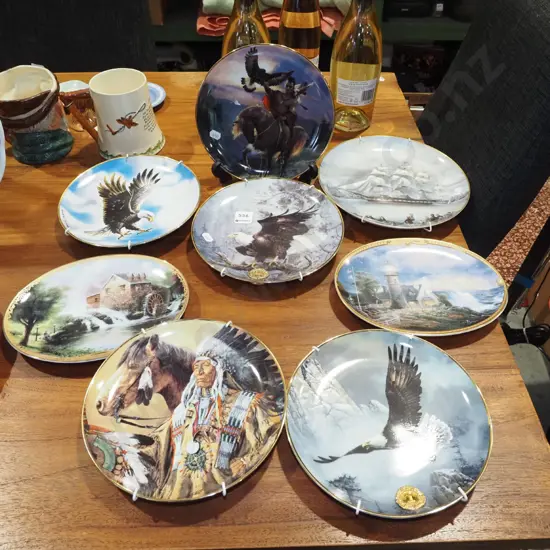 8x Franklin Mint and  Bradford Exchange plates