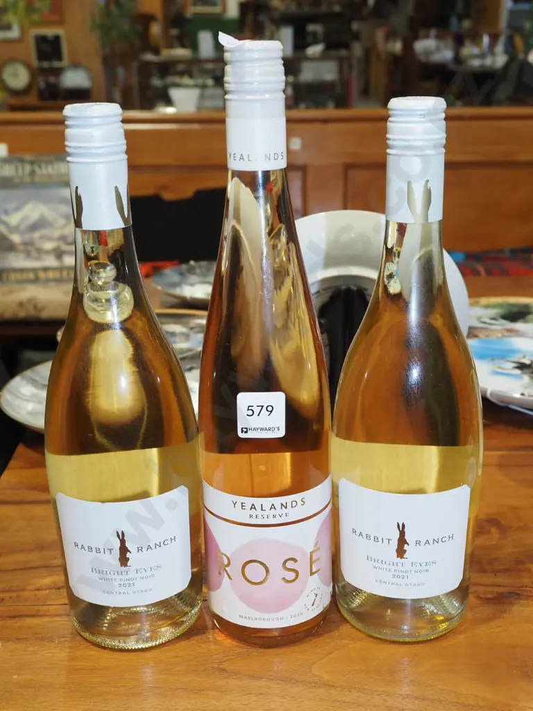 2x Rabbit Ridge Bridget Eyes pinot noir 2021, Yealands rose 2020 Image 1++