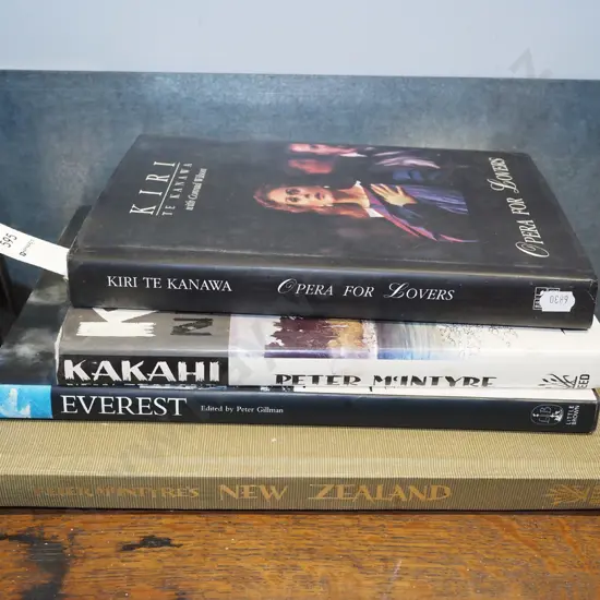 2x Peter McIntyre art books, Everest books etc