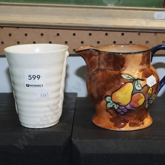 small ceramic tumbler, Tunstall creamer