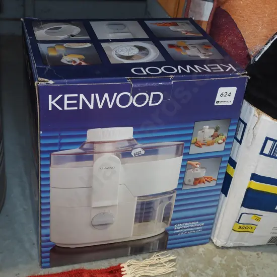 box; Kenwood juicer