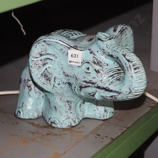cast plaster elephant  H200