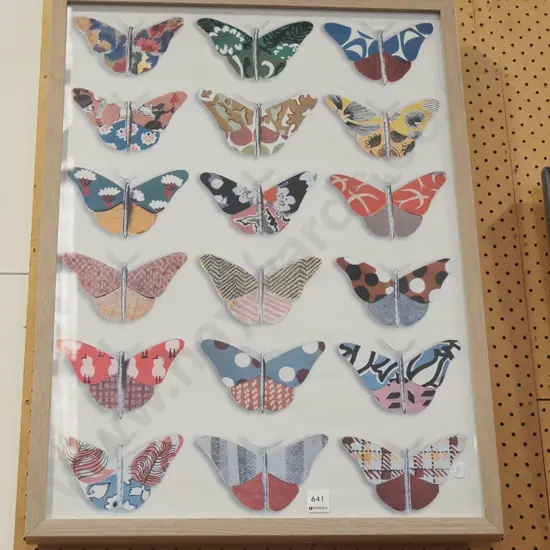framed poster print - butterflies