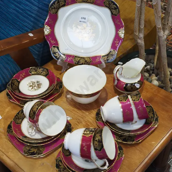 Tuscan ware part tea set
