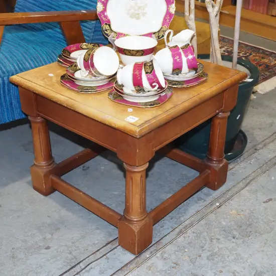 mahogany end table H420 W500 D500