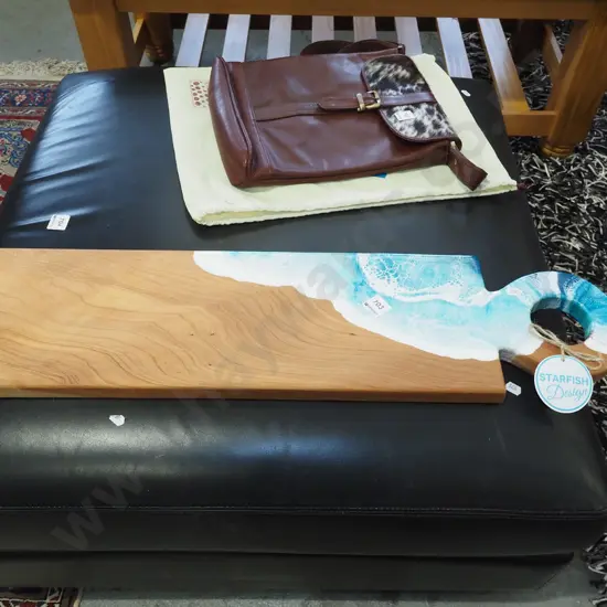 Starfish Design rimu and resin serving platter
