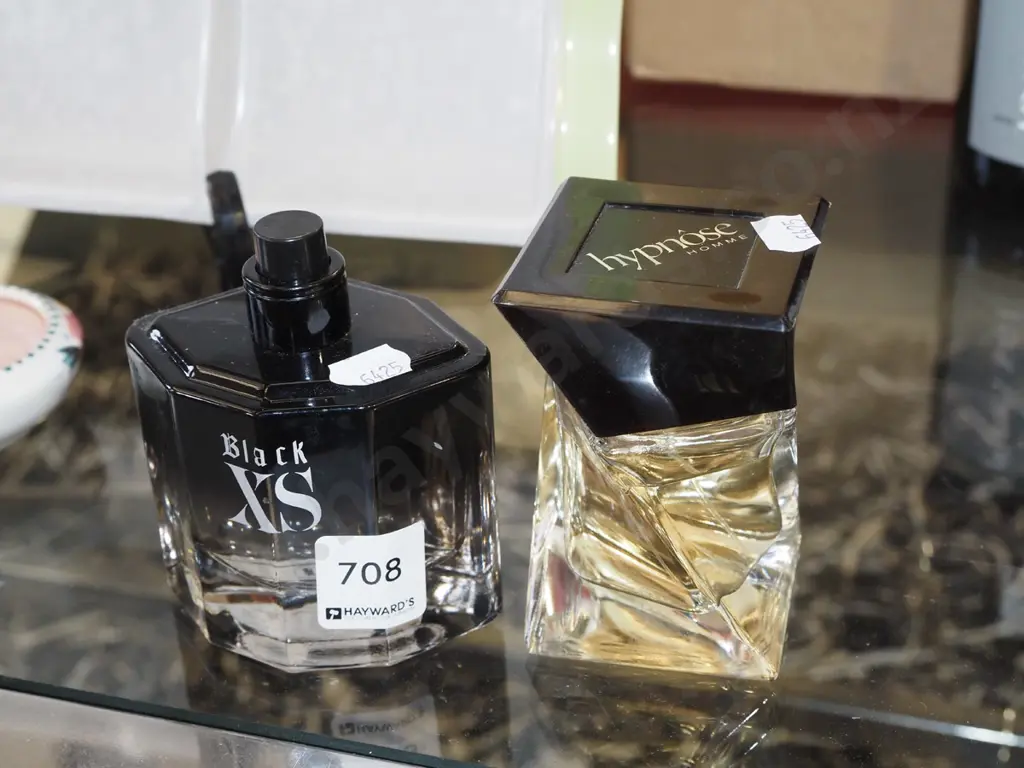 2x open bottles of parfum - black excess honn h Image 1++