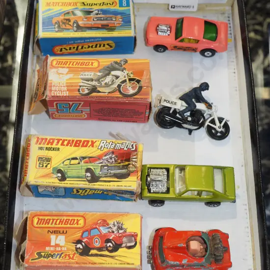 Matchbox diecast vehicles and original boxes