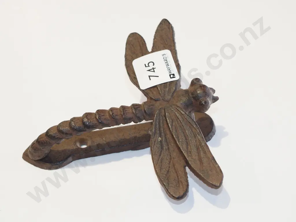 cast metal dragon fly door knocker Image 1++