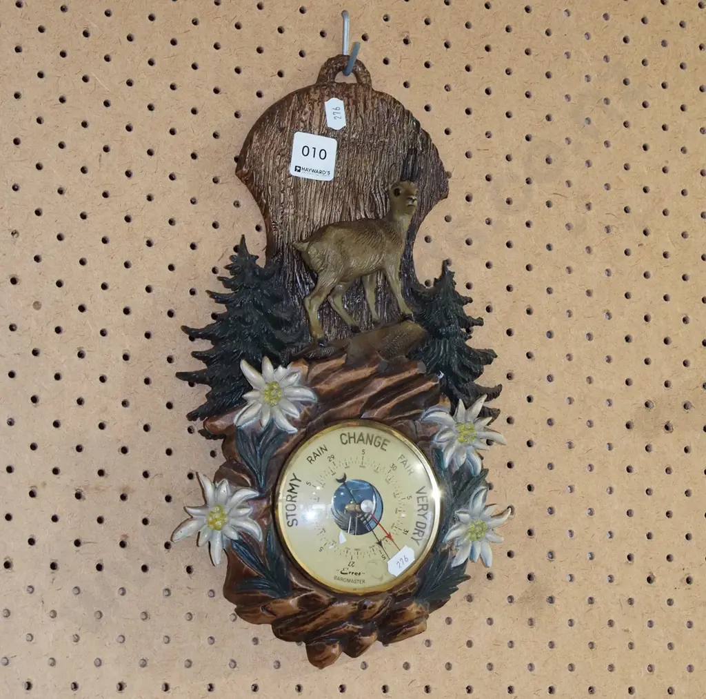 plastic mountain goat wall barometer Image 1++