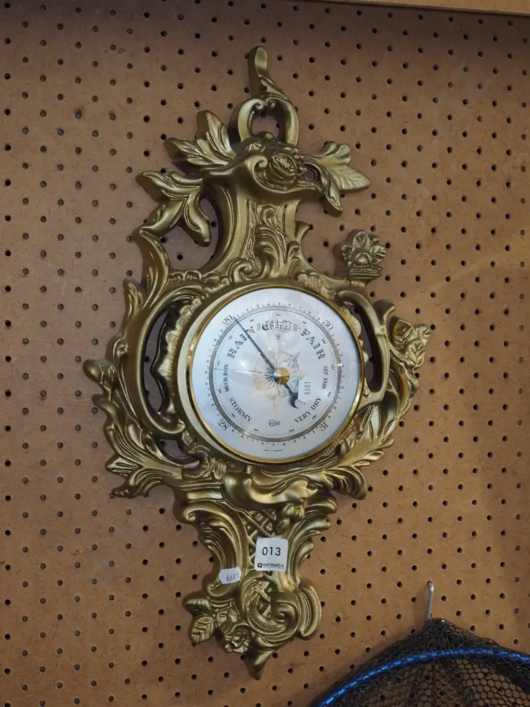 ornate composite wall mounted barometer Image 1++