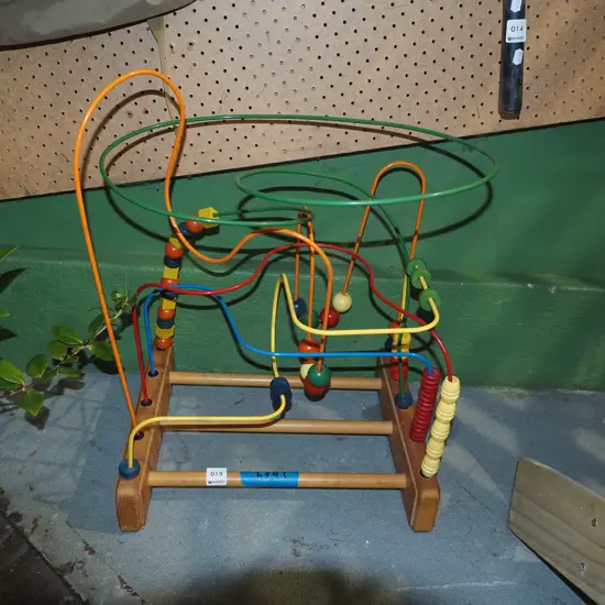 wood and metal child's toy