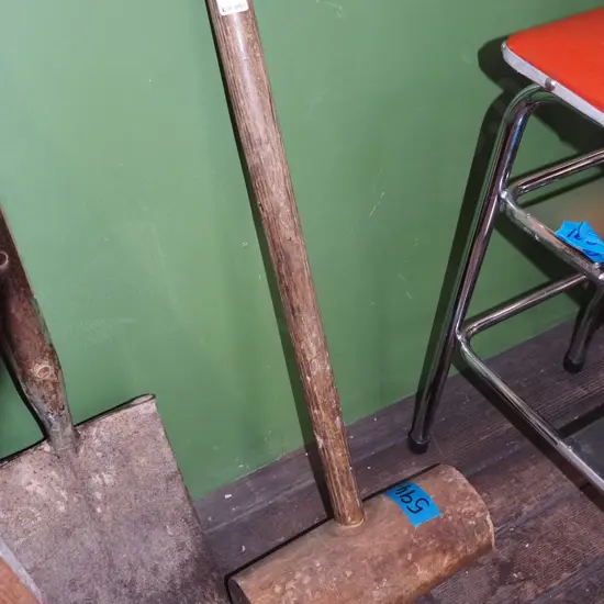 large wooden mallet