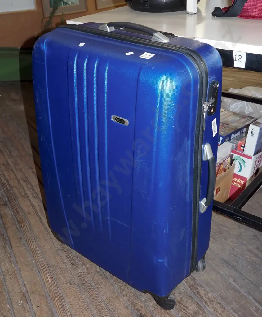 Flylite blue hard suitcase Image 1++