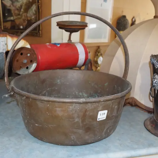 rusty copper jam pan