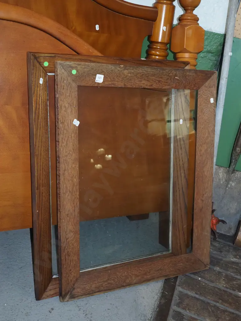 2x oak picture frames Image 1++