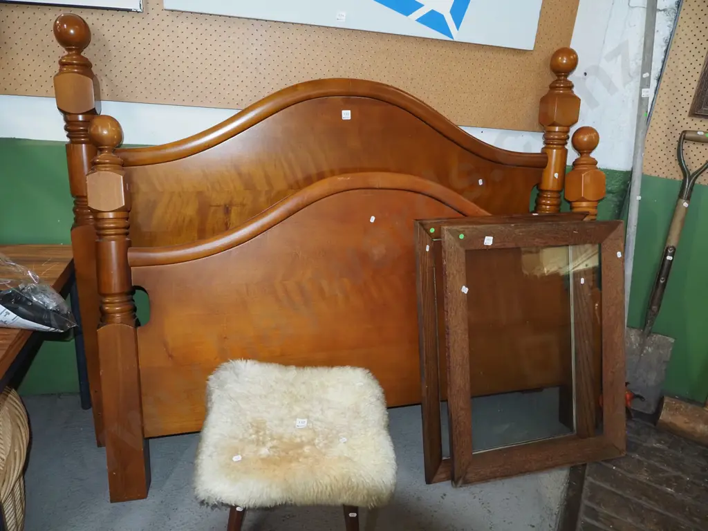 mahogany bed ends Biggest H1240 W1520 Image 1++