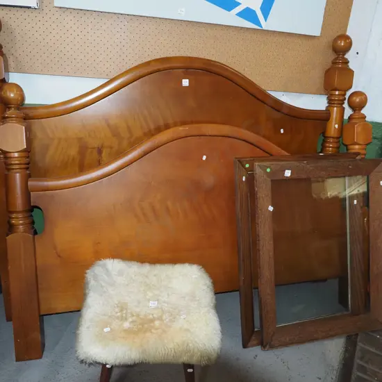 mahogany bed ends Biggest H1240 W1520