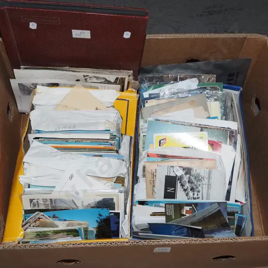 box; postcards