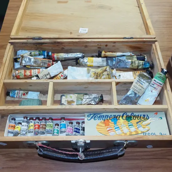 box; artist's paints