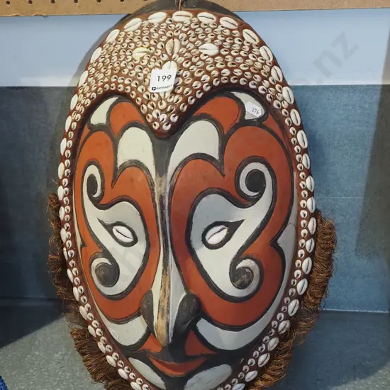 wooden ethnic wall hanging mask H440