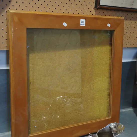 glass fronted notice board H540