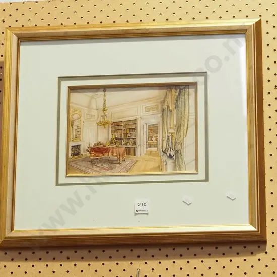 framed print - house interior