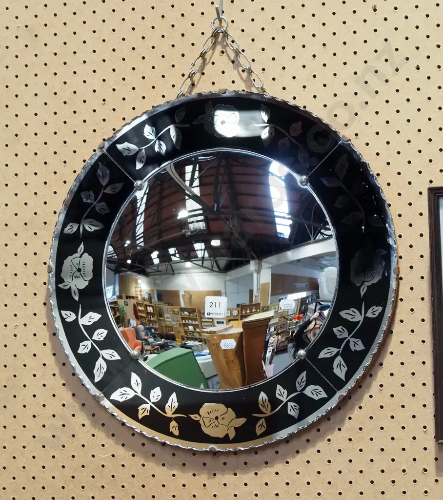 convex retro wall mirror Image 1++
