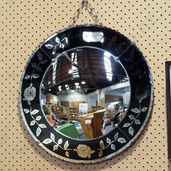 convex retro wall mirror