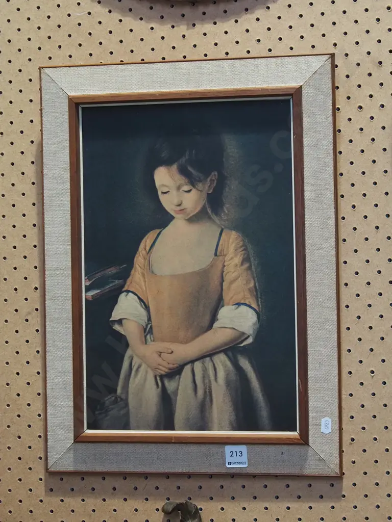 framed print - young girl Image 1++